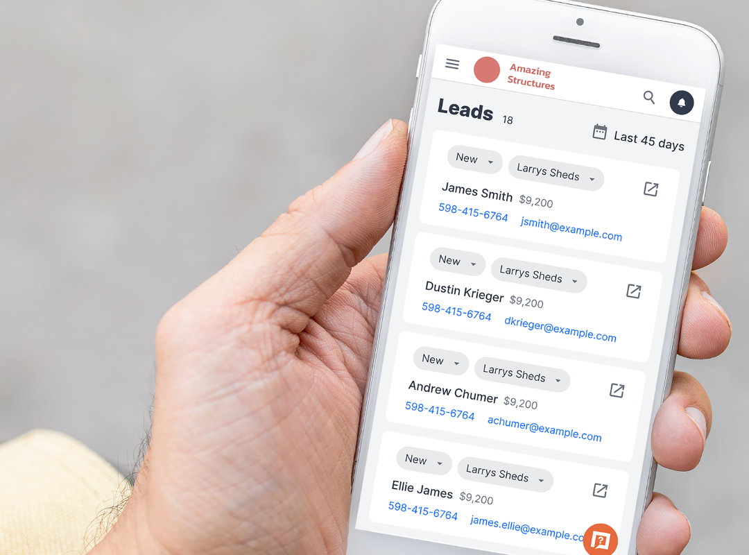 Lead management on mobile