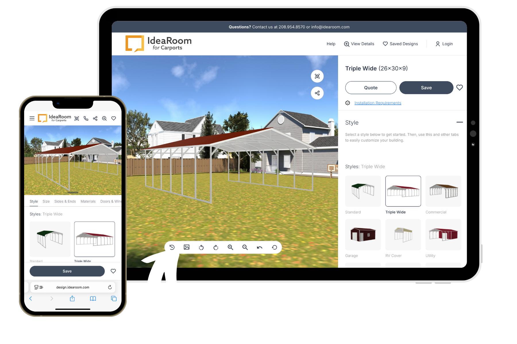 IdeaRoom for Carports Starter
