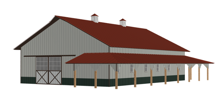 pole barn icon for web